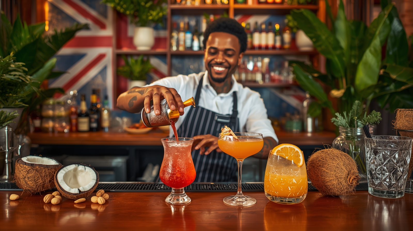 Discover the Best Rum Cocktails in the UK: A Unique Cocktail Experience with Coconut & Cashew Bartender Service